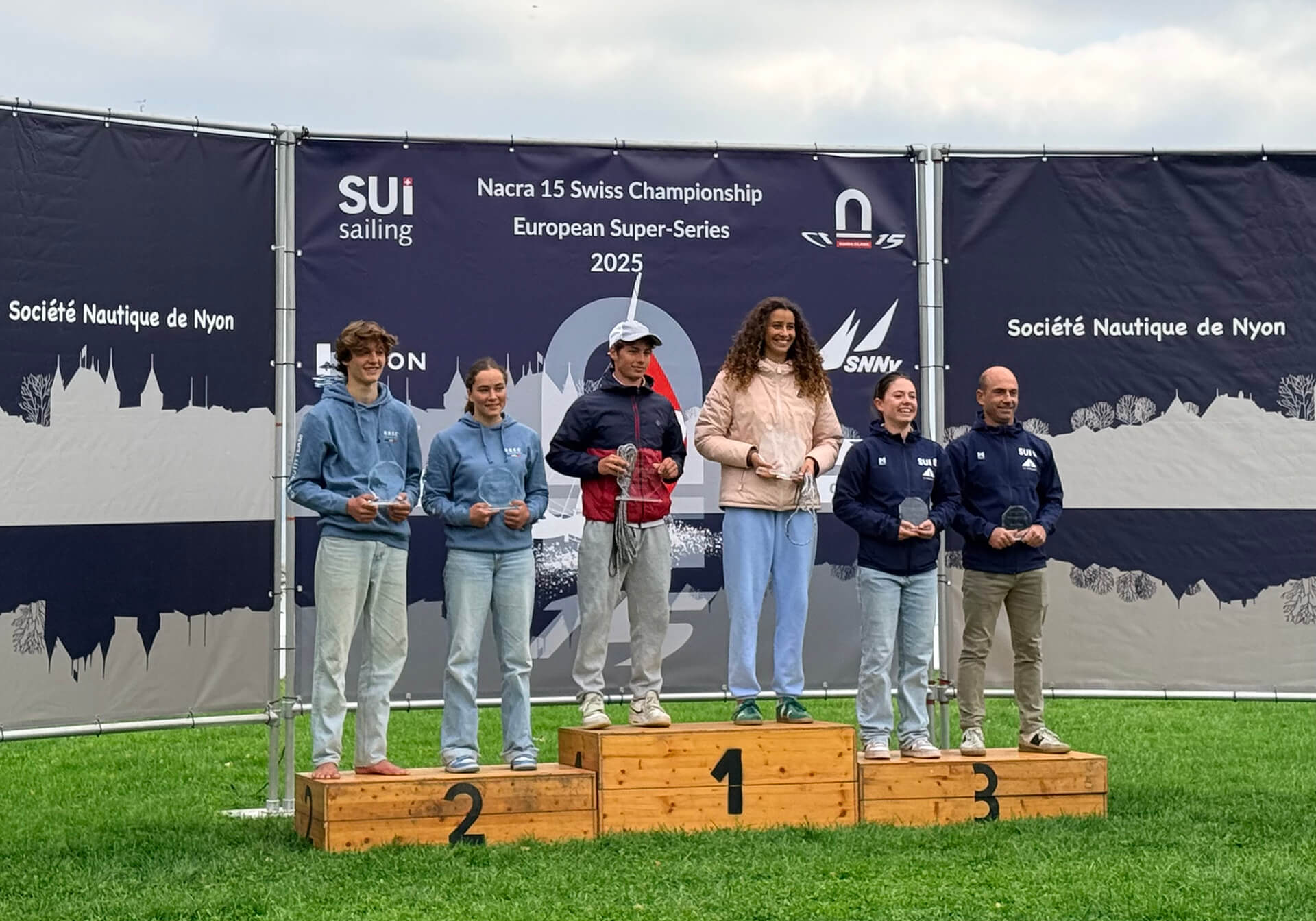 Podium overall championnat 
